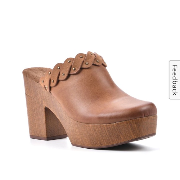 Platform heeled clogs size 8 - Picture 2 of 6